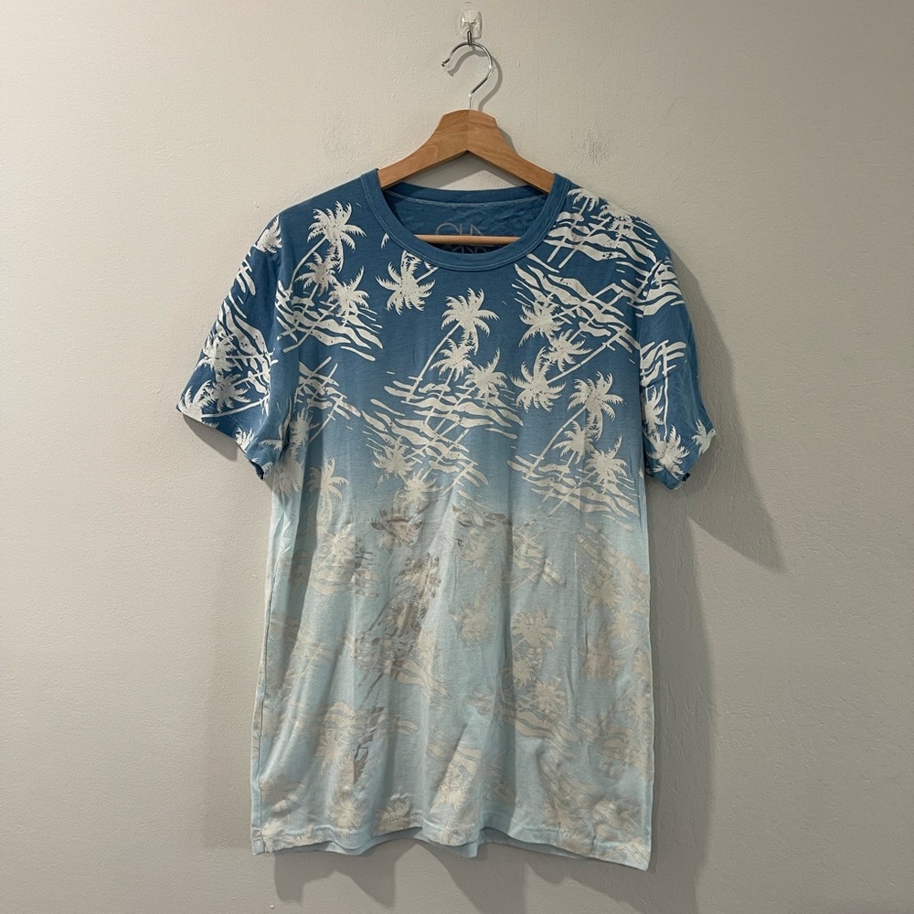 NWT Men’s Chaser Vintage Jersey Crew Tropical Tie Dye Sz Large